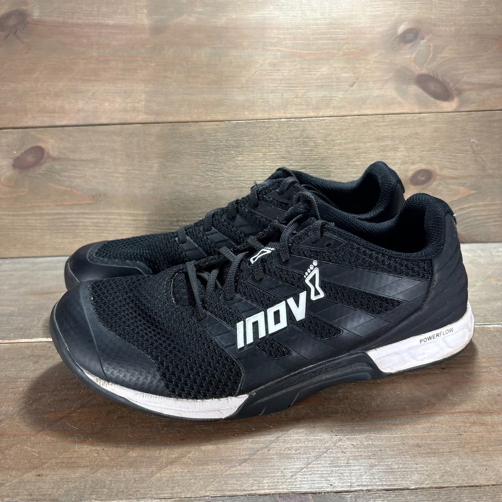 Inov8 F Lite 260 V2 Mens size 8.5 shoes Black Lace Up Cross Training sneakers
